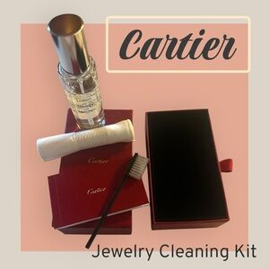 Cartier Jewelry Cleaning Kit in velvet lined faux leather box 💍